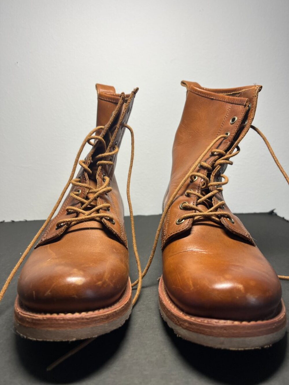 Frye Women's Veronica Combat Caramel Boot - SIZE 10B - Picture 5 of 5